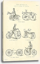 Постер Трициклы. Ранние формы велосипедов