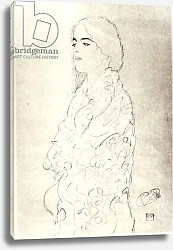 Постер Климт Густав (Gustav Klimt) Standing Robed Lady, c.1916