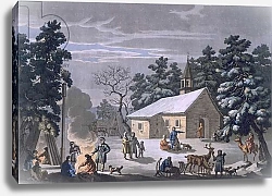 Постер Samoyeds at a nighttime fair at Obdorsk, 1812-13