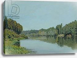 Постер Сислей Альфред (Alfred Sisley) The Seine at Bougival, 1873