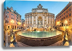 Постер Италия, Рим, фонтан Треви