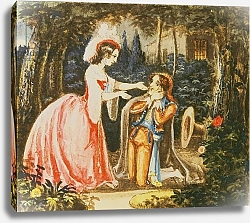 Постер Школа: Австрийская 18в. Count Almaviva kneels before his wife in contrition