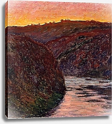 Постер Моне Клод (Claude Monet) Креуз на закате