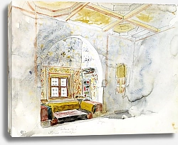 Постер Делакруа Эжен (Eugene Delacroix) Комната с нишей во дворце султана Мекны