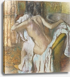 Постер Дега Эдгар (Edgar Degas) Woman drying herself, c.1888-92