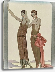 Постер Неизвестен Gazette du Bon Ton, 1922 – No. 8 : Vesper / Robes du soir, de Worth
