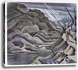 Постер Нэш Поль Landscape, Year of Our Lord 1917, from British Artists at the Front, 1918