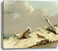 Постер Олкен Генри (охота) Duck Shooting in Winter