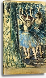 Постер Дега Эдгар (Edgar Degas) Dancers in the Scene; Danseuses en Scene, c. 1898