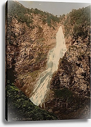 Постер Норвегия. Водопад Selvefos