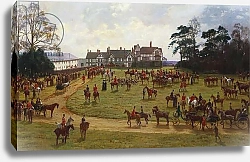 Постер Килбурн Джордж The Cheshire Hunt - the Meet at Calveley Hall