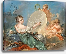 Постер Буше Франсуа (Francois Boucher) Allegory of Painting, 1765