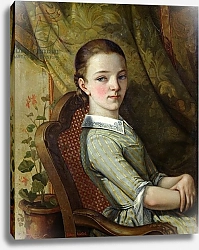 Постер Курбе Гюстав (Gustave Courbet) Juliette Courbet 1844