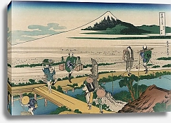 Постер Хокусай Кацушика Sōshū nakahara