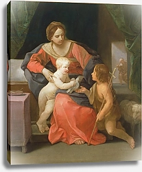 Постер Рени Гвидо Madonna and Child with Saint John the Baptist, 1640-1642