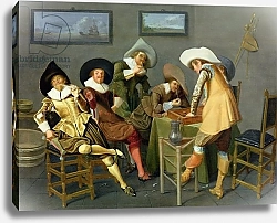 Постер Халс Дирк Cavaliers in a tavern