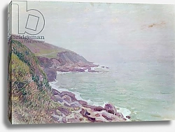 Постер Сислей Альфред (Alfred Sisley) The Welsh Coastline, misty morning, 1897