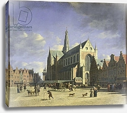 Постер Беркхейде Геррит The Groote Markt Haarlem