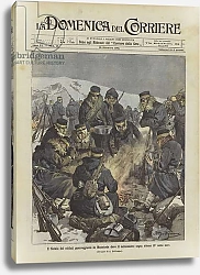 Постер Бельтрам Ахилл Il Natale dei soldati guerreggianti in Manciuria dove il termometro segna adesso 15° sotto zero
