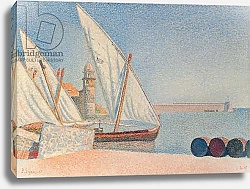 Постер Синьяк Поль (Paul Signac) Collioure, Les Balancelles, 1887