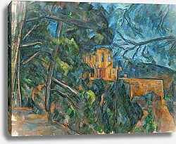 Постер Сезанн Поль (Paul Cezanne) Chateau Noir, 1900-04