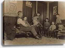 Постер Хайн Льюис (фото) Home of Alfred Benoit in New Bedford, Massachusetts, a child sweeper at Bennett Mill and one of 11 children, 1912