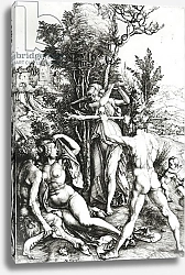 Постер Дюрер Альбрехт Hercules at the crossroad, 1498