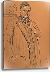 Постер Серов Валентин Portrait of the Composer Alekandr Konstantinovich Glazunov, 1906 1