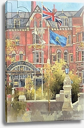 Постер Миллер Питер (совр) Flags outside the Prince of Wales, Southport, 1991