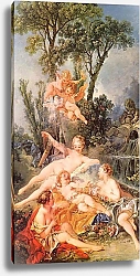 Постер Буше Франсуа (Francois Boucher) Пленённый Амур