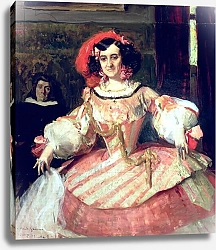 Постер Соролья-и-Бастида Хоакин Portrait of Maria Guerrero, actress and director of Teatro Espanol in Madrid, 1906