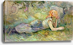 Постер Моризо Берта Shepherdess Resting, 1891
