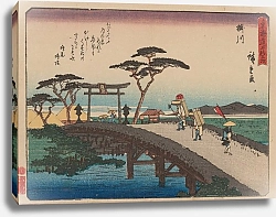 Постер Утагава Хирошиге (яп) Tokaido gojusantsugi, Pl.27