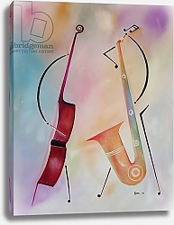 Постер Бэкфорд Икал (совр) Bass and Sax, 2006