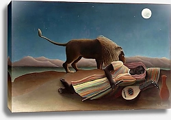 Постер Руссо Анри (Henri Rousseau) Спящая цыганка