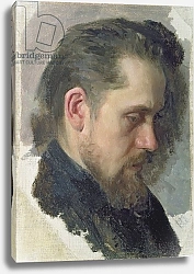 Постер Неврев Николай Portrait of the author Nikolay Pomyalovsky, 1860