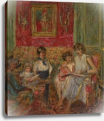 Постер Вийяр Эдуард Madame Jean Bloch et ses enfants