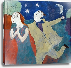 Постер Бауер Сьюзан (совр) Moon on a Stick, 2004