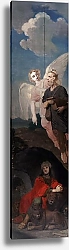 Постер Боровиковский Владимир Пророк Аввакум, несомый ангелом, и Даниил во рву львином