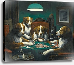 Постер Кулидж Кассиус Маркеллус Poker Game