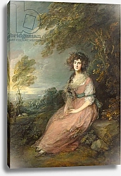 Постер Гейнсборо Томас Mrs. Richard Brinsley Sheridan, 1785- 87