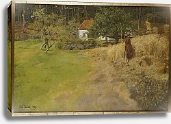 Постер Фалоу Фритц Haymaking, Stord, 1889