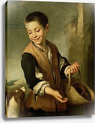 Постер Мурильо Бартоломе Boy with a Dog, c.1650