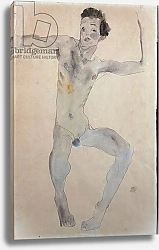 Постер Шиле Эгон (Egon Schiele) Self Portrait, 1911 1