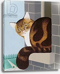 Постер Фристоун Джоан (совр) Cat on a Window Sill