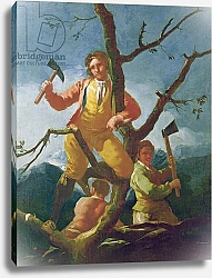 Постер Гойя Франсиско (Francisco de Goya) The woodcutters, 1779