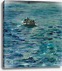 Постер Мане Эдуард (Edouard Manet) The Escape of Henri de Rochefort 20 March 1874, 1880-81