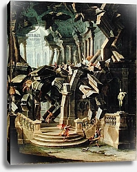 Постер Джоли Антонио Samson Destroying the Temple of Dagan, god of the Philistines