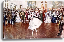 Постер Школа: Английская 20в. Madame Pavlova attending a fancy dress ball at the Savoy