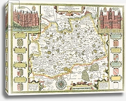 Постер Спид Джон Map of Surrey, 1611-12